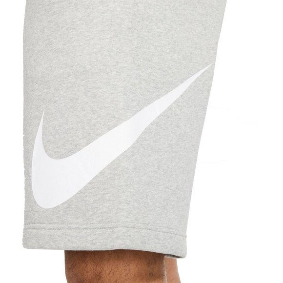 Nike Sportswear Club Fleece Shorts Men's Swoosh Graphic Athletic Grey BV2721-063 - Picture 8 of 12